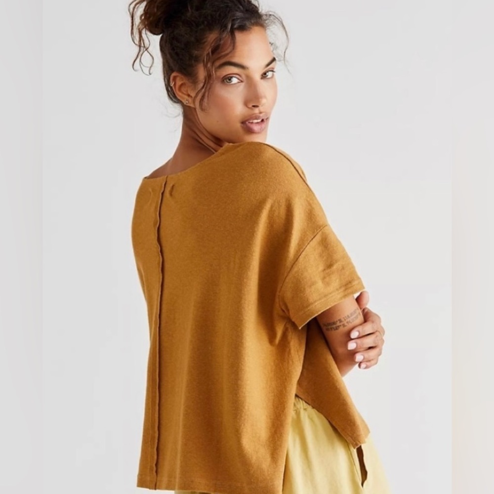 Free people Layback tee
